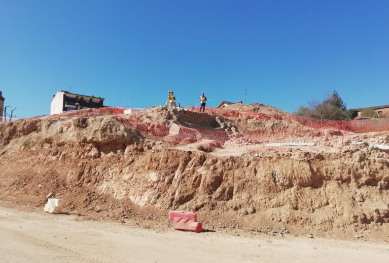 Somontop realiza la planimetría del mayor yacimiento arqueológico en Barbastro